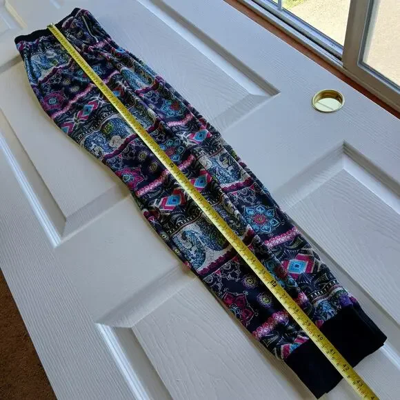 Bae City Elephant Print Harem Pants 3X joggers lounging PJ pajama pants pockets - Picture 13 of 16